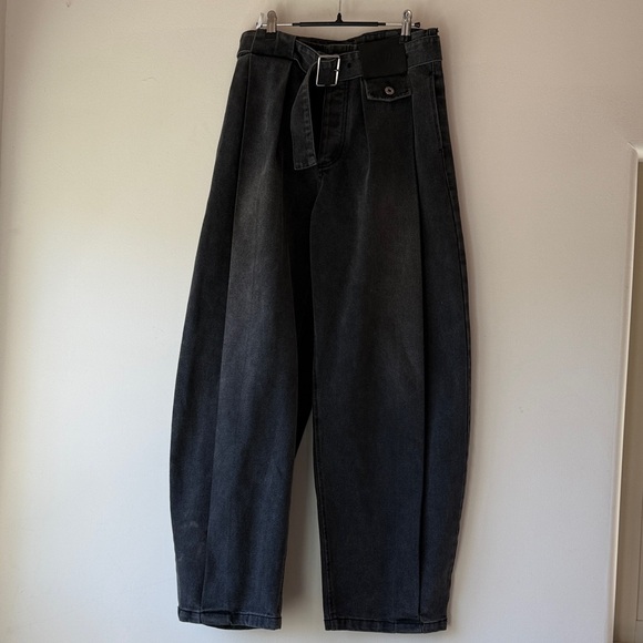 Loewe Denim - Loewe Charcoal Relaxed Fit Jeans
